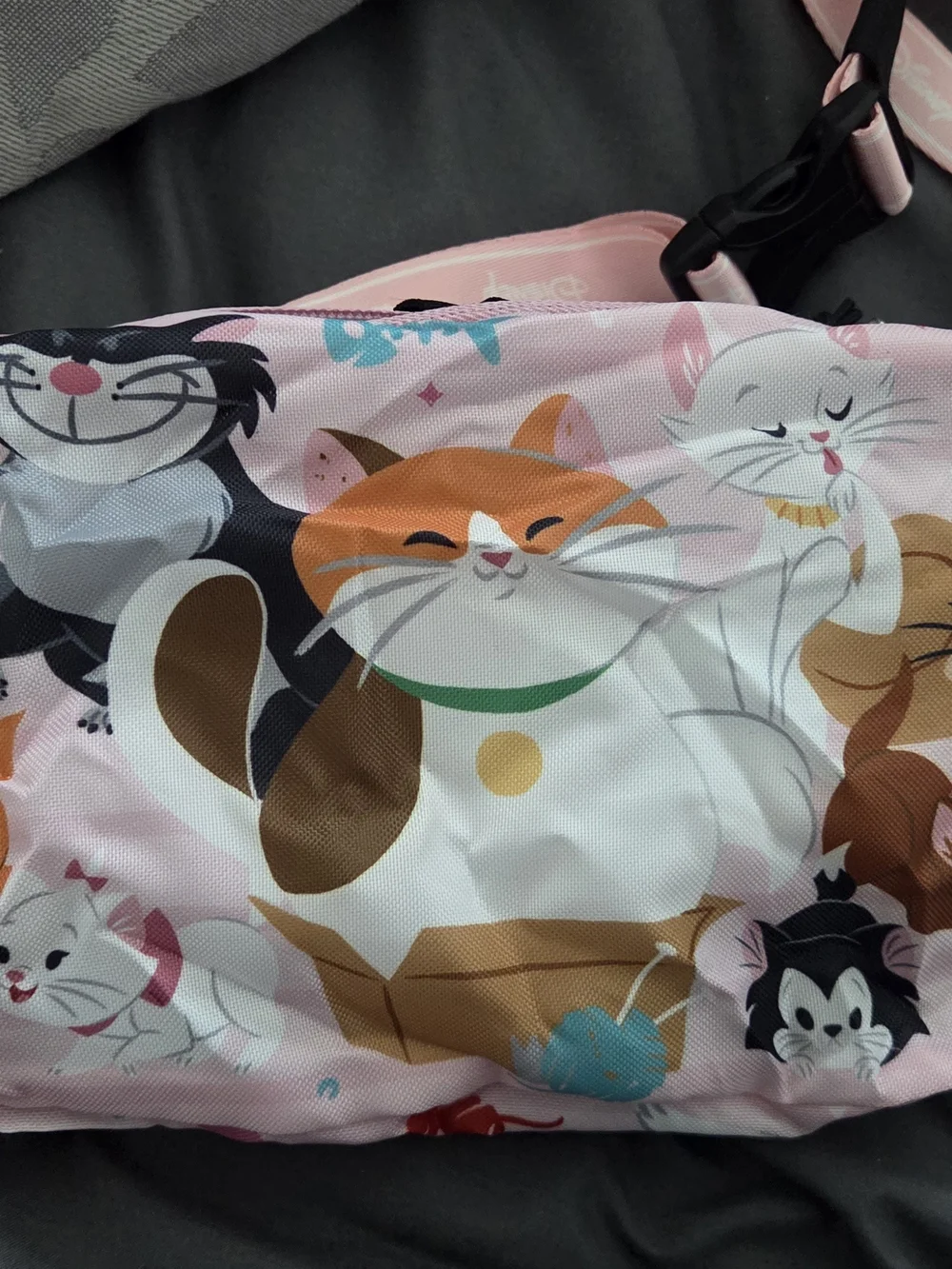 Disney Pink 'My Cat My Best Friend' Cat Waist Bag